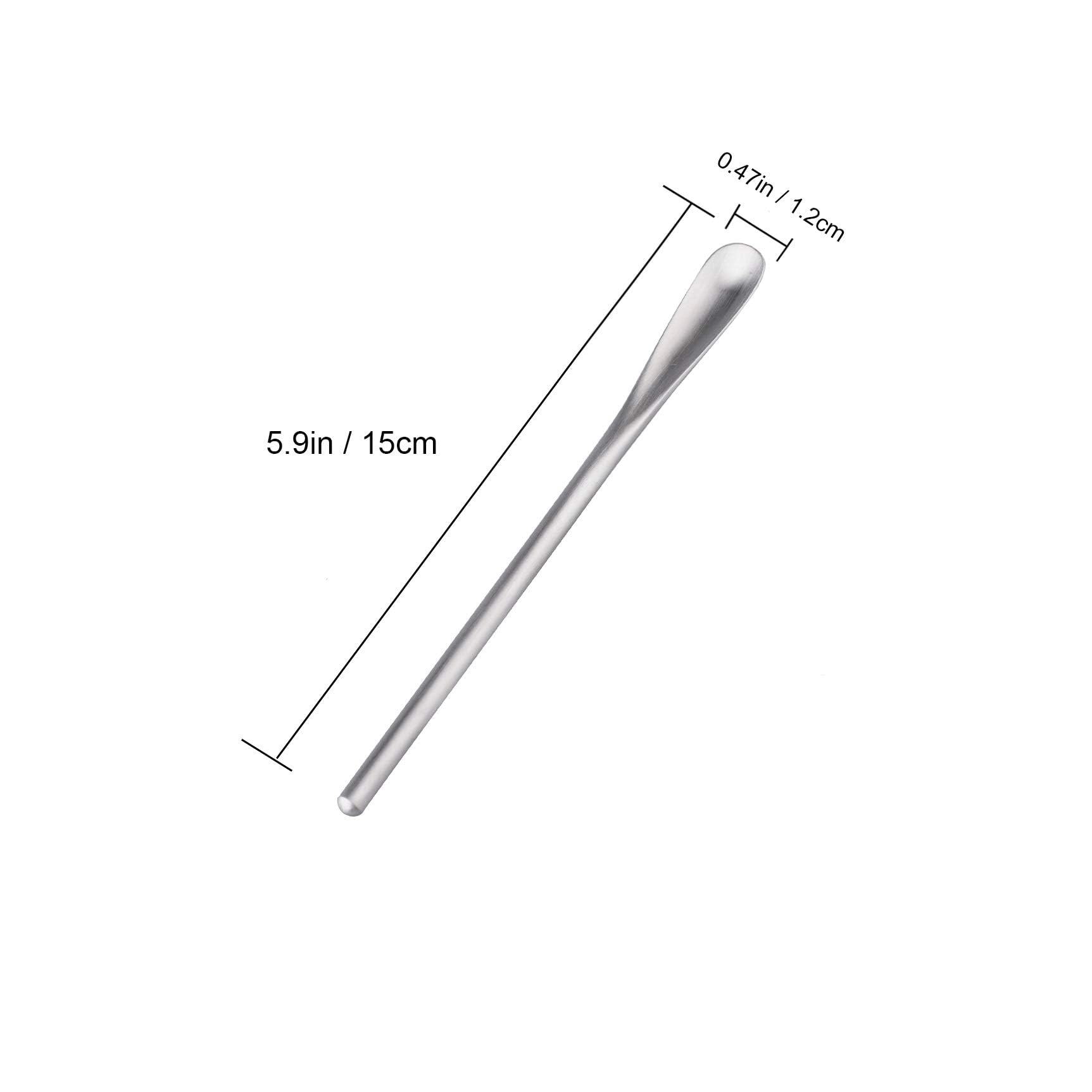 Imeea Coffee Stirrers Demitasse Espresso Spoons Sus304 Stainless Steel Coffee Stir Sticks 5.9-Inch Tea Spoon, Set Of 4